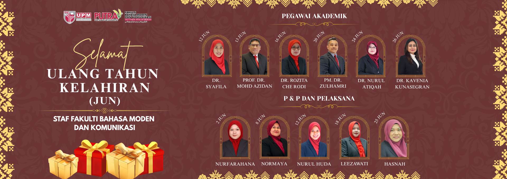 Happy Birthday Staff FBMK